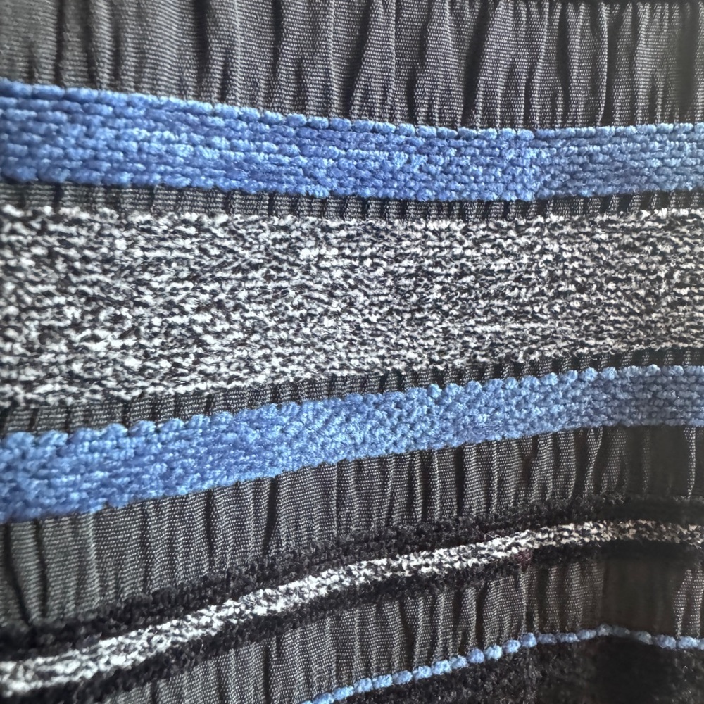 Forever 21 Blue & Black Striped Sleeveless Fit and Flare Pleated Dress Size XS - Picture 12 of 12